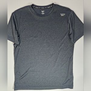 Reebok Mens‎ Athletic T-Shirt Mens Size Medium Grey Gym Workout Activewear Tee